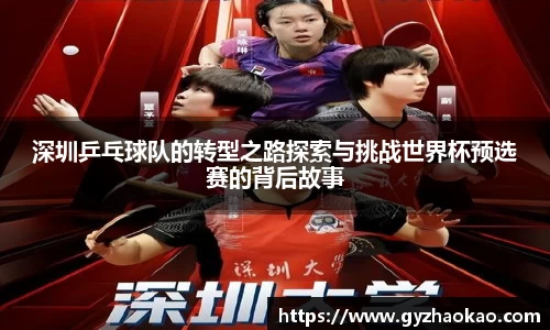 深圳乒乓球队的转型之路探索与挑战世界杯预选赛的背后故事